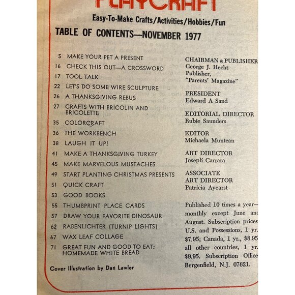 Childrens Playcraft Magazine November 1977 - Picture 6 of 16